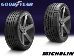 Goodyear Eagle Sport All-Season and Michelin Pilot Sport AS 3plus