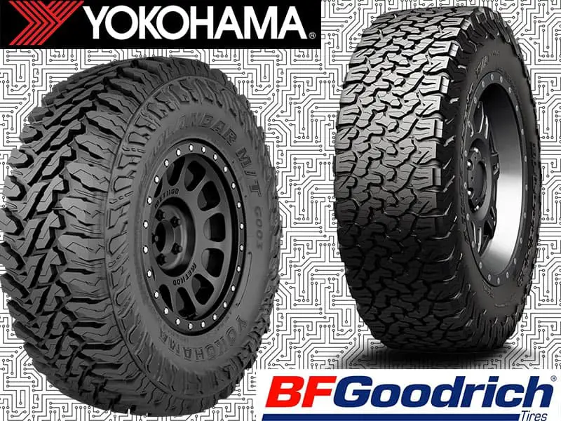 Yokohama Geolandar M T Vs Bfgoodrich All Terrain Ko2