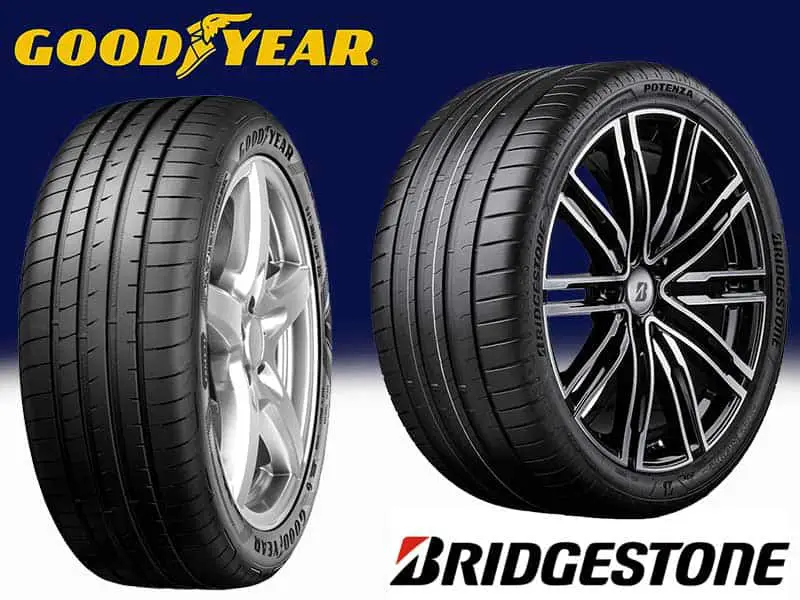 Goodyear Eagle F1 Asymmetric 5 vs Bridgestone Potenza Sport