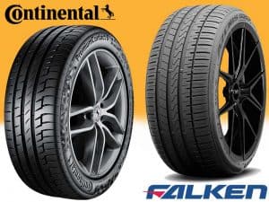 Continental Premium Contact 6 vs Falken Azenis FK510