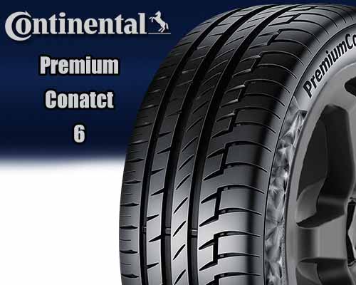 Continental Premium Contact 6 Tread Pattern