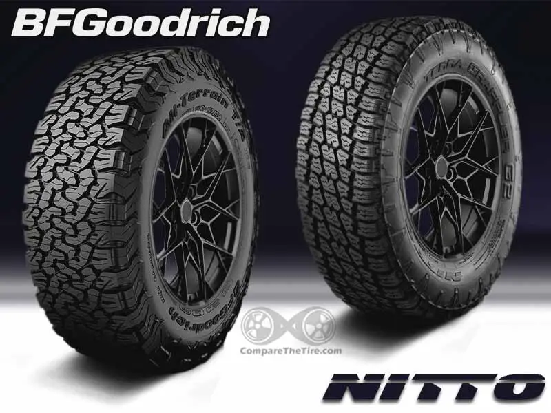 Nitto Terra Grappler G2 vs BFG KO2 | CompareTheTire