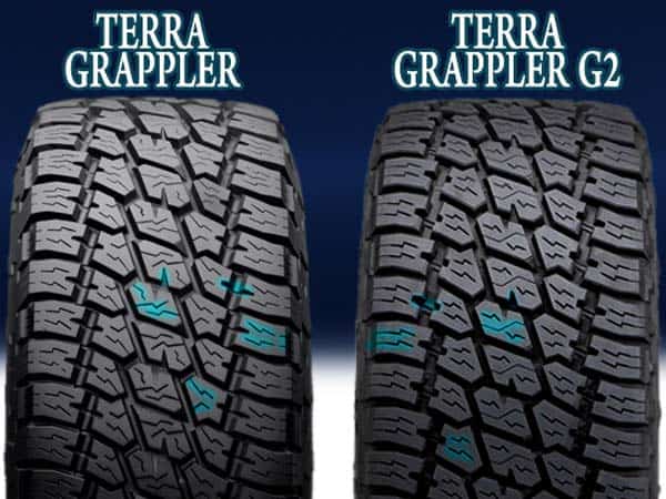 Nitto Terra Grappler vs Terra Grappler G2