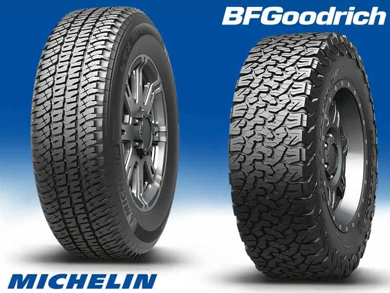 BFGoodrich T/A KO2 vs Michelin LTX AT2