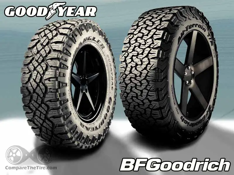 BF Goodrich KO2 vs Goodyear DuraTrac (2023 Updated)