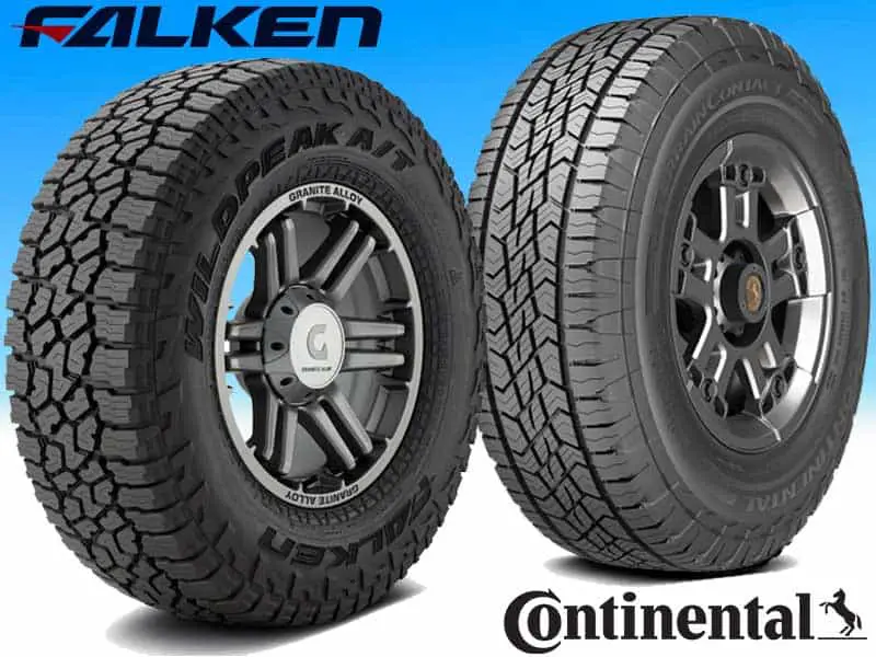 Continental TerrainContact AT vs Falken Wildpeak AT3W