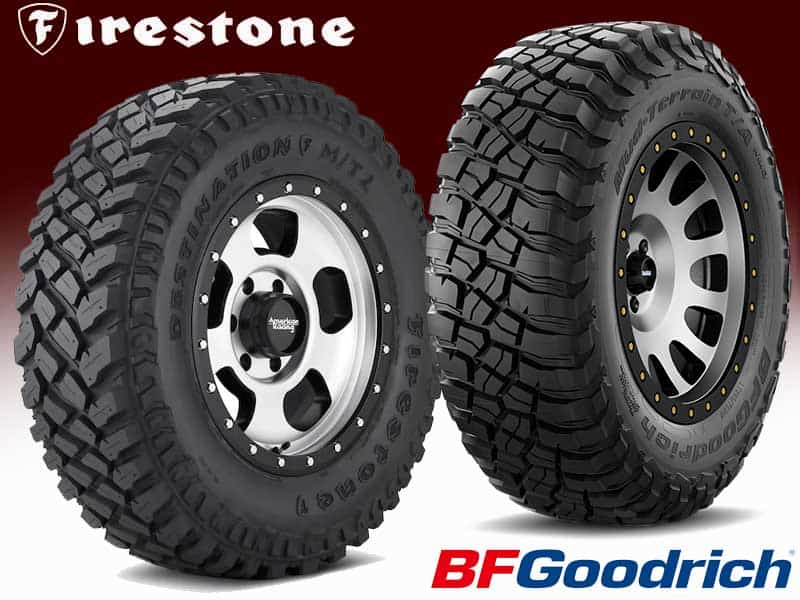 Firestone Destination MT2 Vs BFG KM3