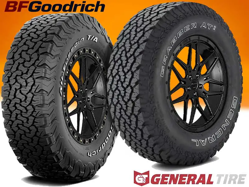 General Grabber AT2 vs BFGoodrich KO2