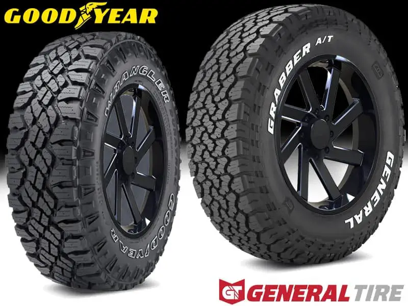 General Grabber AT2 vs Goodyear DuraTrac | CompareTheTire