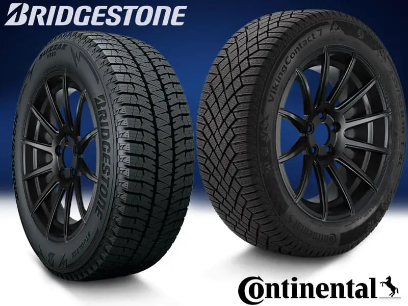 Bridgestone Blizzak WS90 vs. Continental VikingContact 7