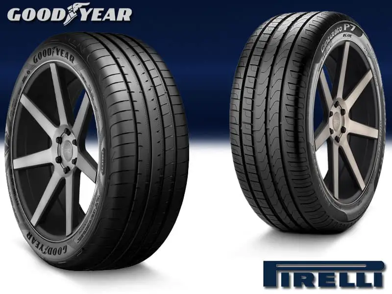 Goodyear Eagle F1 Asymmetric 5 vs Pirelli Cinturato P7