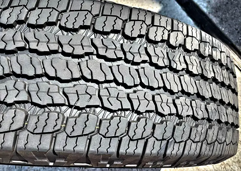 Goodyear Adventure Tread Pattern