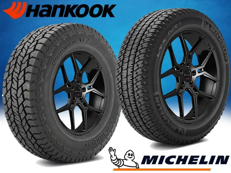 Hankook Dynapro AT2 vs Michelin LTX AT2