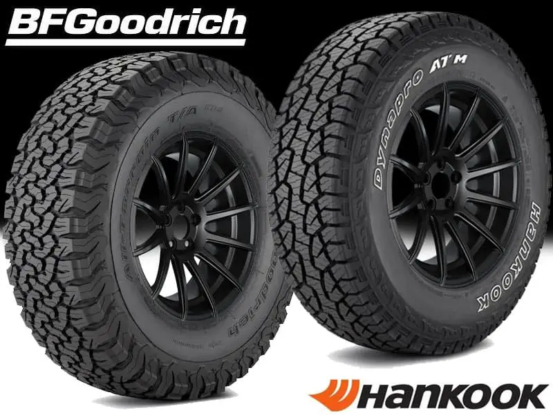 Hankook Dynapro ATM vs BFGoodrich KO2