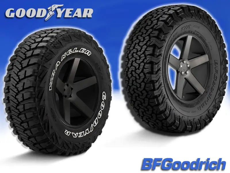 BFG ko2 vs Goodyear MTR