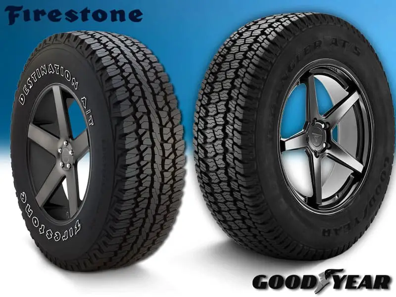 Firestone Destination AT vs Goodyear Wrangler AT