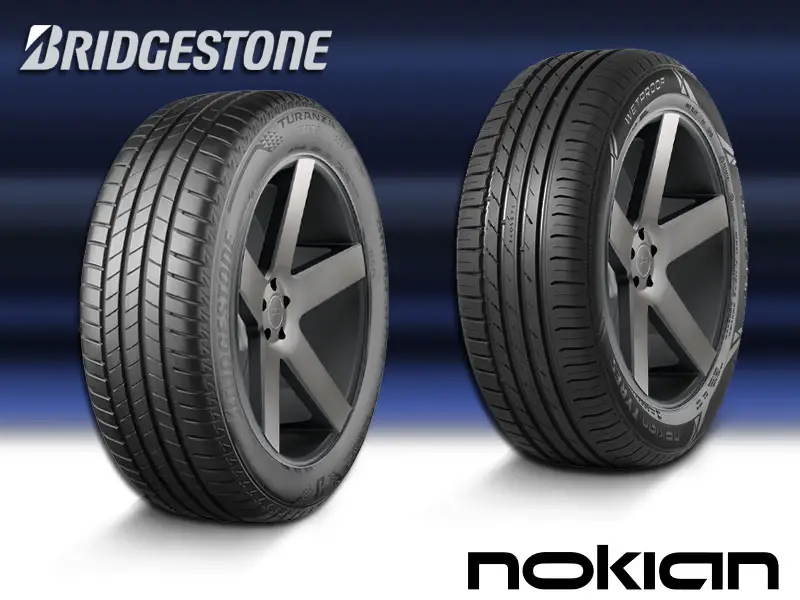 nokian-wetproof-vs-bridgestone-turanza-t005-comparethetire