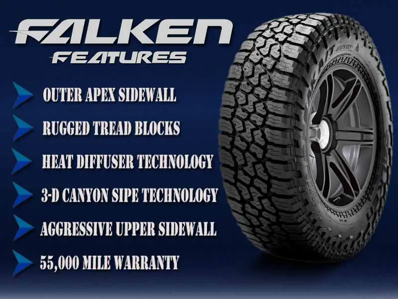 Falken Wildpeak AT3w Features