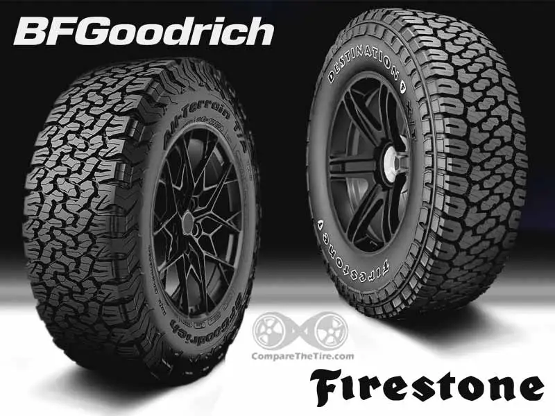 Firestone Destination X/T vs BFGoodrich KO2