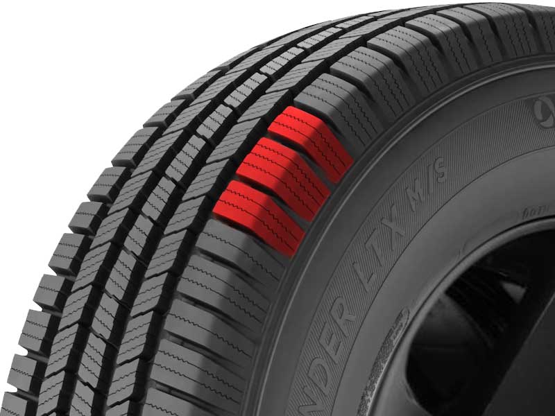 Michelin Defender Red shoulders